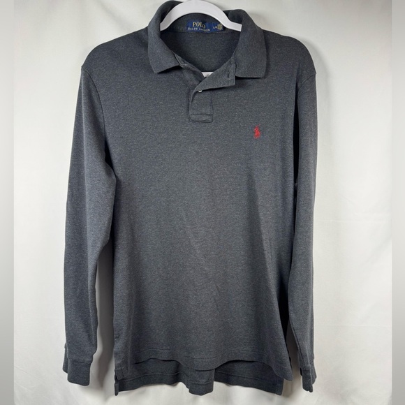 Polo by Ralph Lauren Men's Gray Long Sleeve Shirt L - Picture 1 of 4